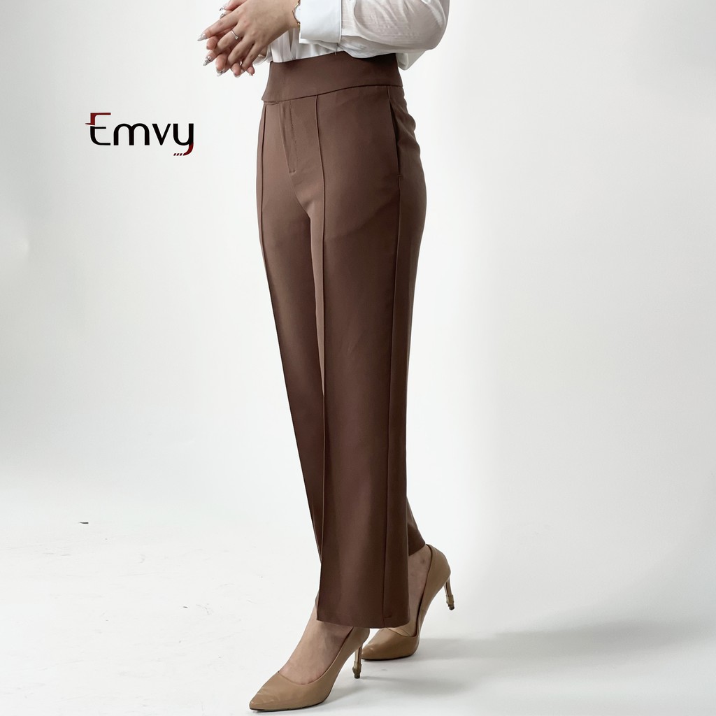 [ Mã FADIRECT20 giảm 20K đơn 150K] Quần Suông nữ công sở chất kaki mịn co dãn Emvy - Q3 | BigBuy360 - bigbuy360.vn