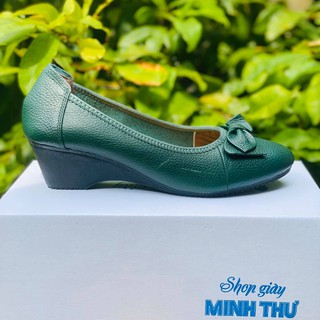 ( Shop Giày Somina ) Giày búp bê đế xuồng da thật MT835