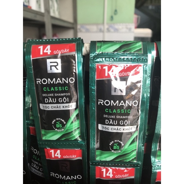Dầu gội đầu Romano dây 14 gói (combo 5day)