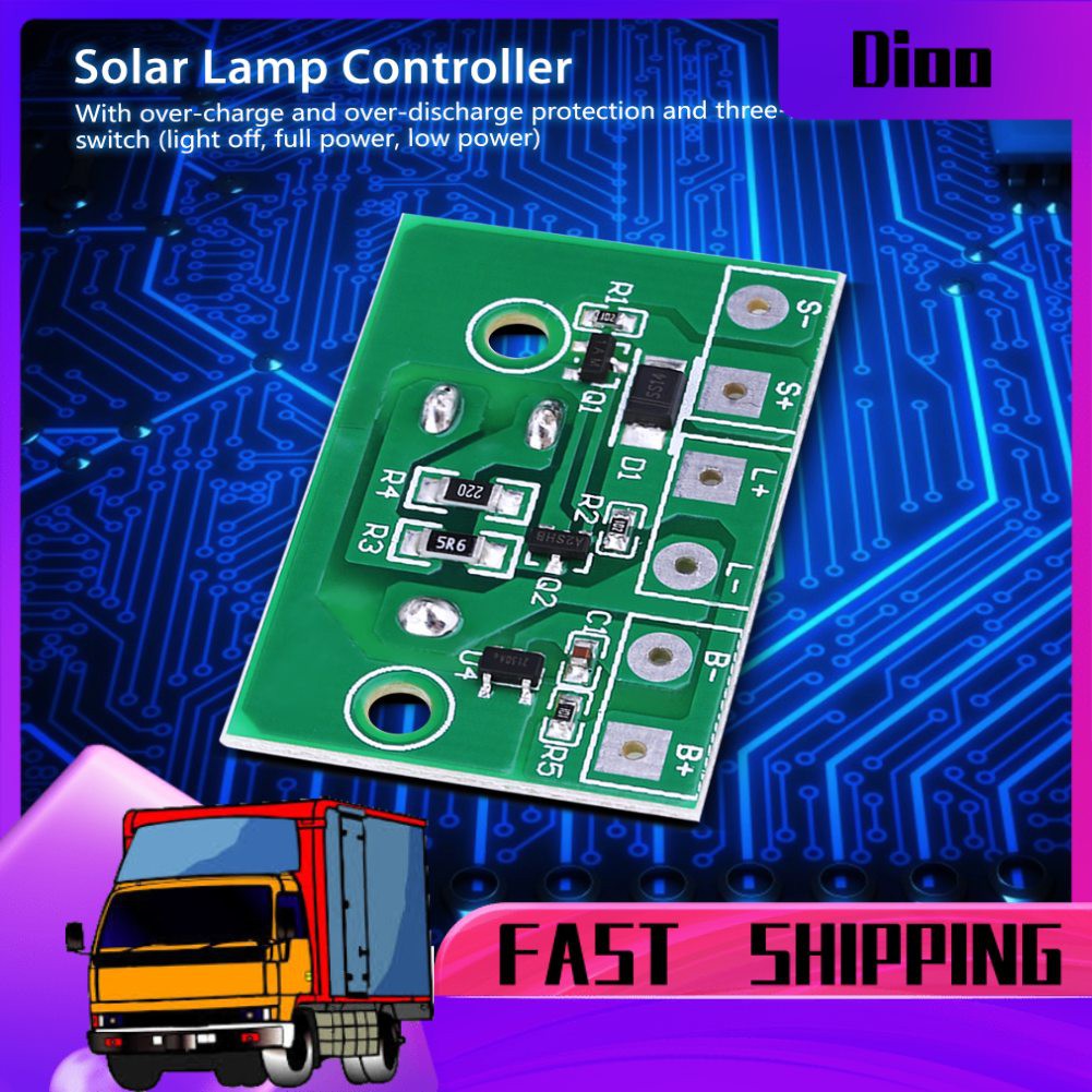 Bảng mạch điều khiển đèn sử dụng năng lượng mặt trời cho pin 3.7V chất lượng cao