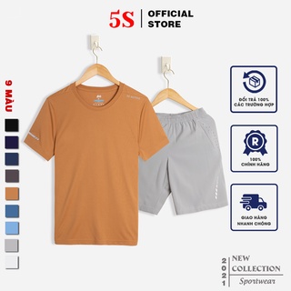Bộ Đồ Thể Thao Nam Ngắn Tay 5S (9 màu), Chất Liệu Siêu Mát, Dáng Thể Thảo, Trẻ Trung, Năng Động (BTSO21050-02)