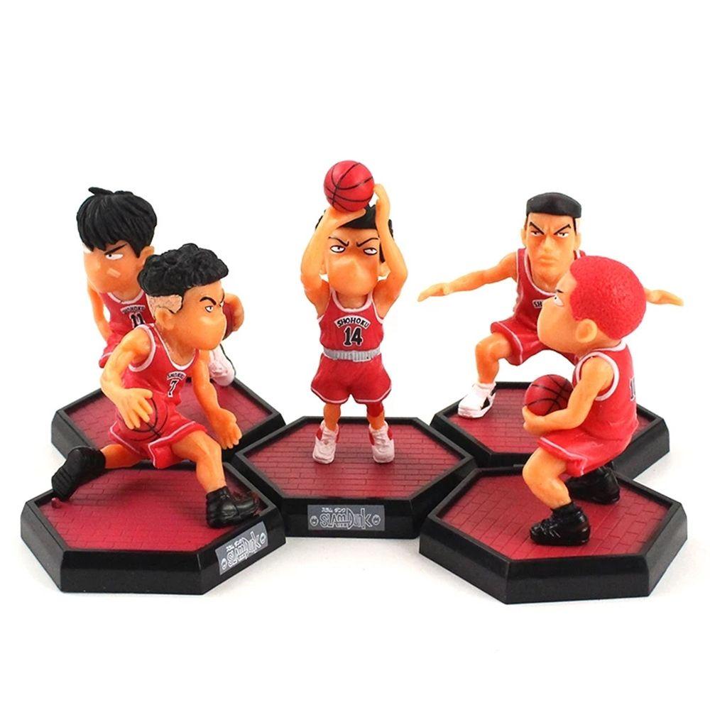 Bộ Sưu Tập 5 Mô Hình Nhân Vật Anime Miyagi Ryota Akagi Takenori Sakuragi Hanamichi REBUY1