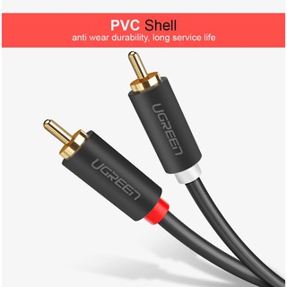 Dây cáp âm thanh đầu hoa sen cao cấp | ugreen av104 chính hãng | 2rca ra 2rca