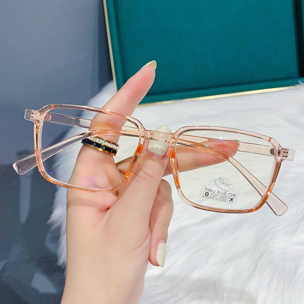 Kính Mát Gọng TR Chống Tia UV Màu Xanh Dương Phong Cách Retro Dành Cho Nữ