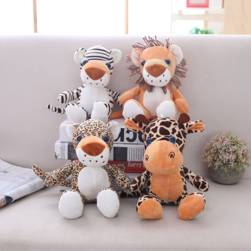 Forest series plush toy animal story giraffe tiger lion tiger Kids Stuffed toy