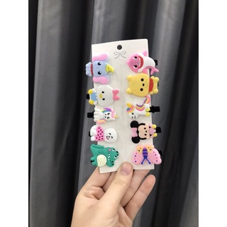 Set 10 kẹp tóc xinh xắn đáng yêu