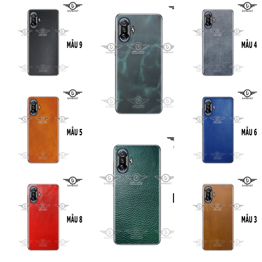 Miếng dán da xiaomi K40 GAMING - Da Thật 100% - Miễn Phí khắc