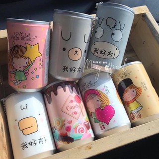KHĂN ƯỚT TẨY TRANG HÌNH LON CARTOON