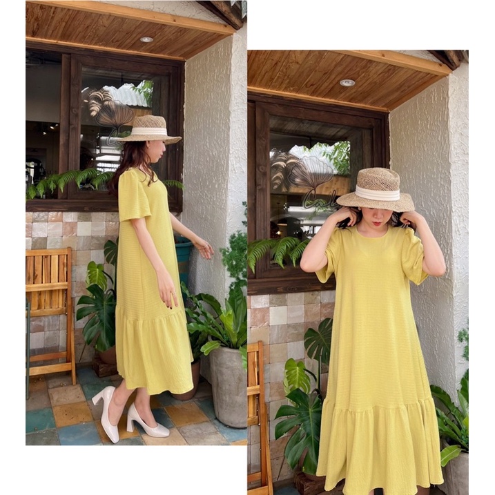 Váy Suông Đuôi Cá Vải Co Giãn 4 Chiều Chất Vải Mát Phom Suông Basic Dễ Mặc | BigBuy360 - bigbuy360.vn