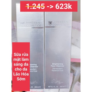 Sữa rửa mặt làm sáng da - janssen cosmetics brightening face cleanser