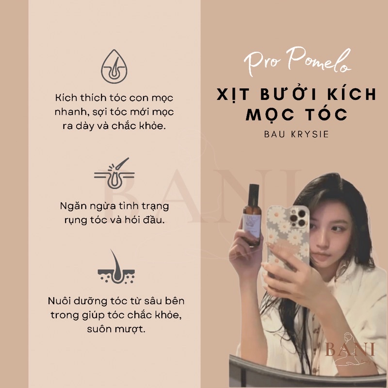 Xịt Bưởi Kích Mọc Tóc x2 - Pro Pomelo Bau Krysie