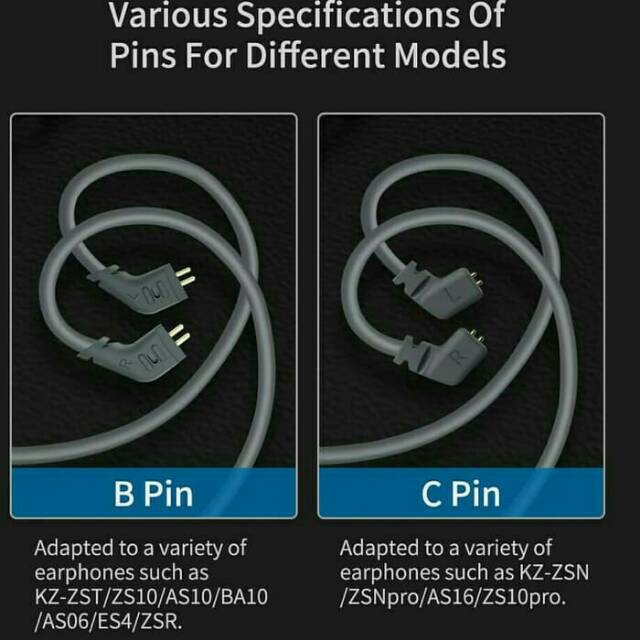 Dây Cáp Tai Nghe Kz Aptx Bluetooth Cho Zsn Zsn Pro Zs10 Pro