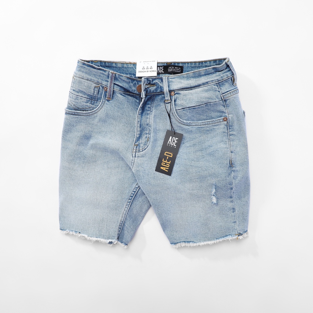 [ CAO CẤP ] Quần short jean, quần lửng jean nam wash màu đẹp, phối rách cá tính 9202