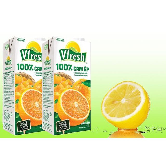 Nước cam ép Vinamilk VFresh Loại Hộp 1L