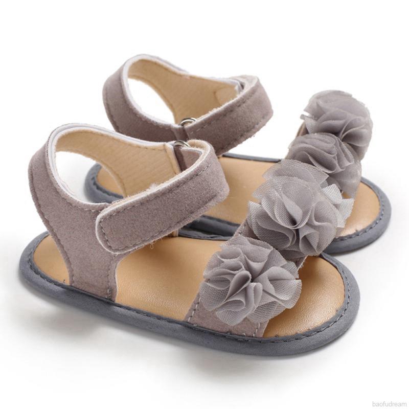 Giày sandal mềm mại chống trượt cho bé gái (0-18 tháng)