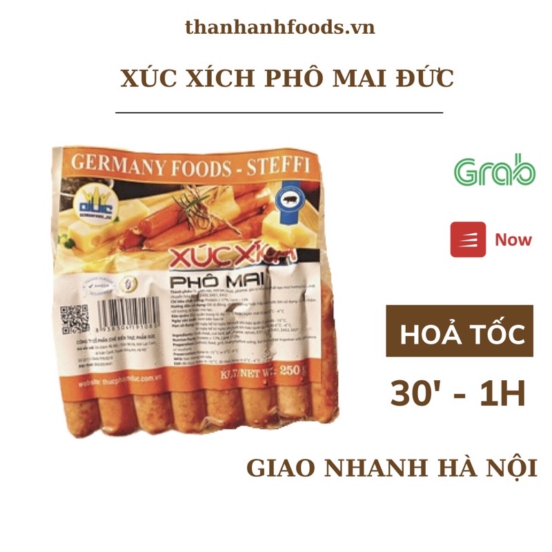 Xúc Xích Phô Mai Đức Tan Chảy Steffi( Túi 250g)