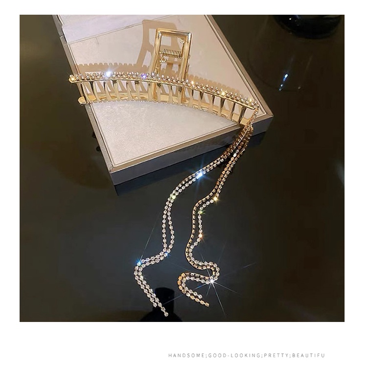 Kẹp Tóc Hình Cá Mập Đính Tua Rua Phong Cách Hàn Quốc Cho Nữ