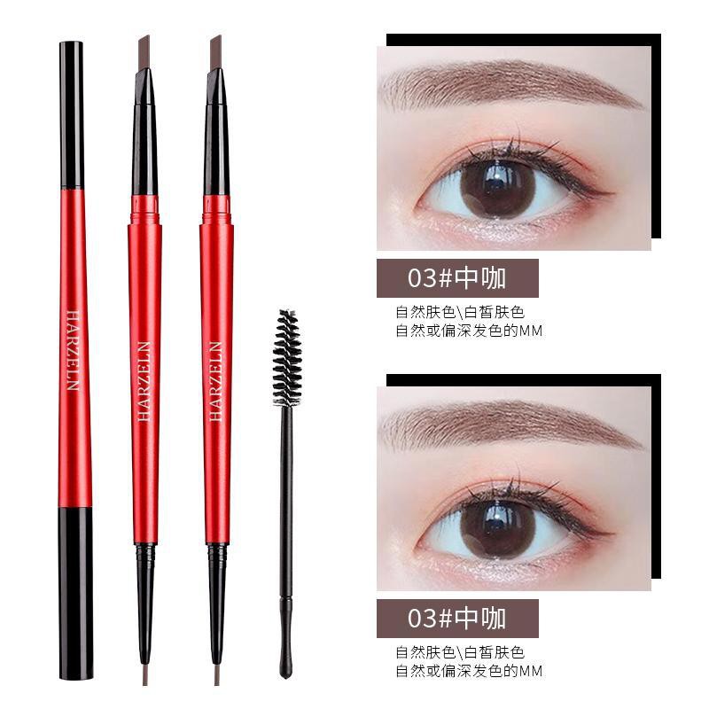 (hàng Mới Về) Chì Kẻ Lông Mày Hai Đầu Chống Thấm Nước Và Mồ Hôi Cho Nữ