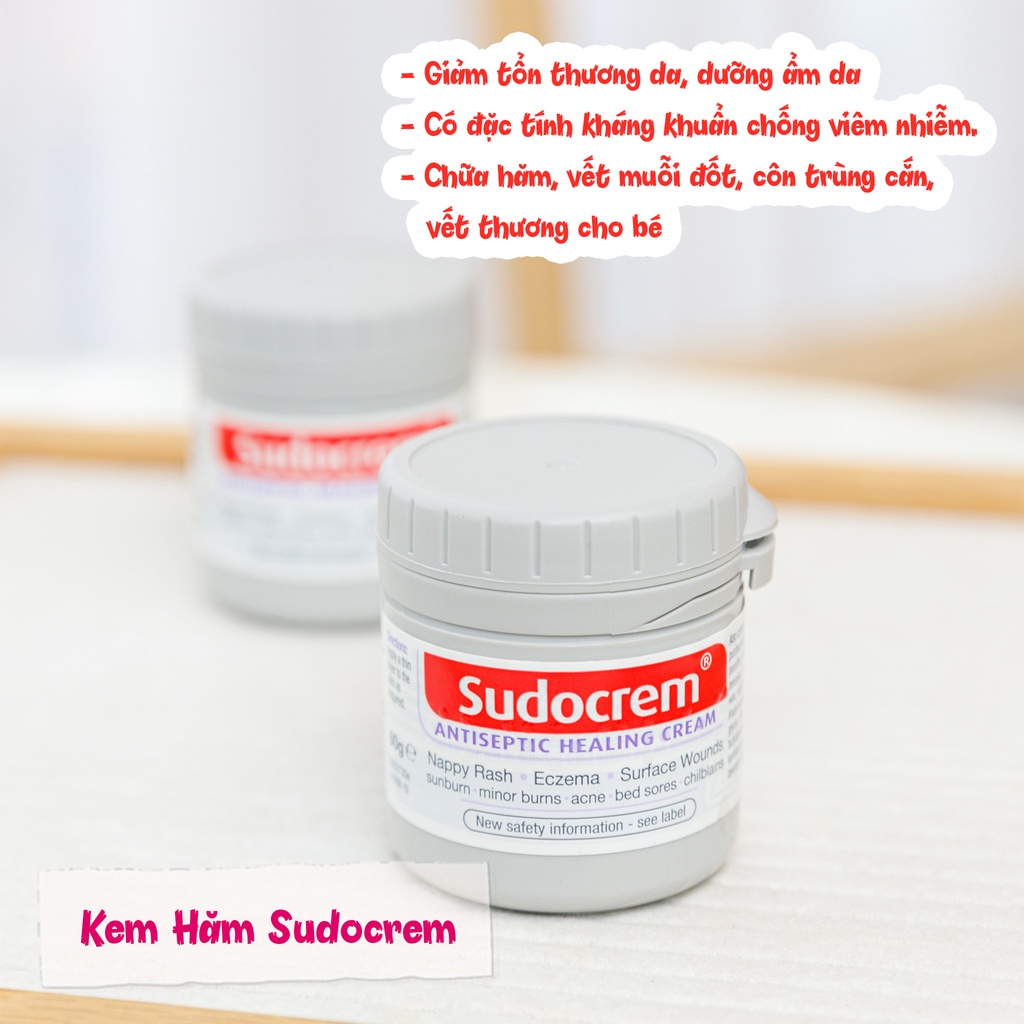 Kem Hăm Sudocrem - Kem Chống Hăm Tã Cho Bé Sơ Sinh Cực Hiệu Qủa 60g - Shop Em Bé