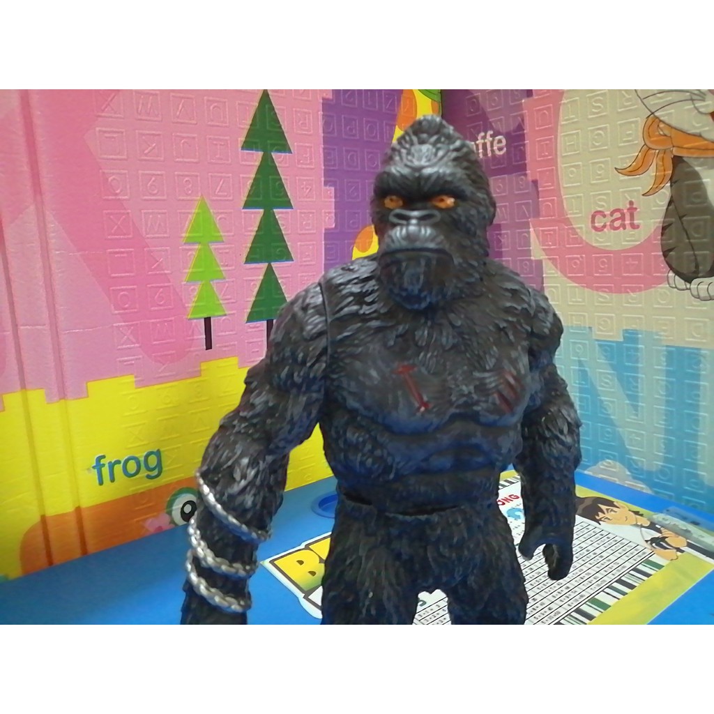 Mô Hình Quái vật King Kong ( màu xám ) cao 28 cm ( Đảo đầu lâu - Skull Island - MonsterVerse )