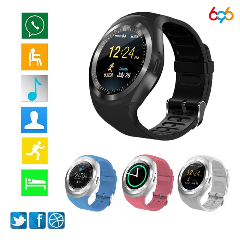 Đồng Hồ Thông Minh Y1 Có Camera Hỗ Trợ Gọi Điện Thoại GSM Sim Điều Khiển Từ Xa Kết Nối Bluetooth