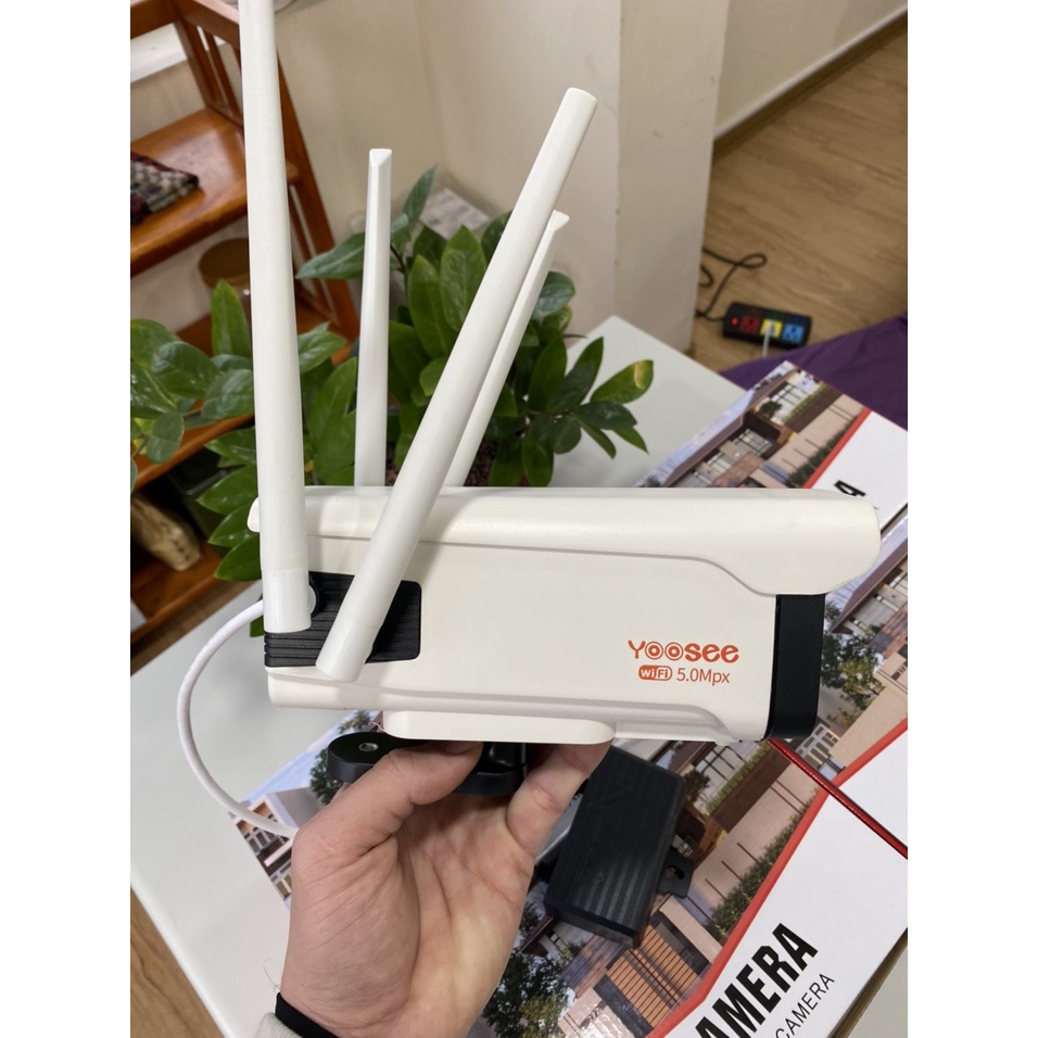Camera Yoosee ⚠️ FREESHIP ⚠️ ngoài trời 6 Led, ban đêm có màu - Camera wifi kèm thẻ nhớ 32GB | BH 1 đổi 1