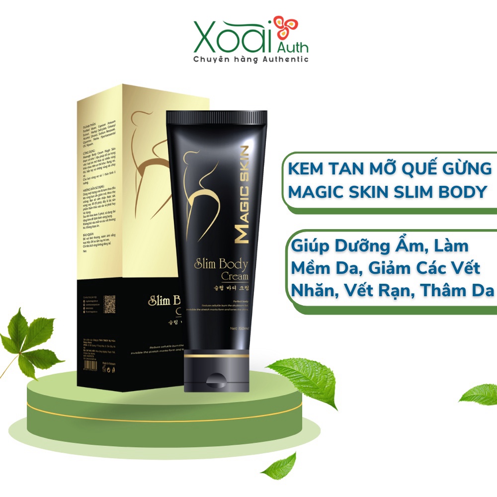 KEM TAN MỠ QUẾ GỪNG MAGIC SKIN SLIM BODY CREAM 160ml