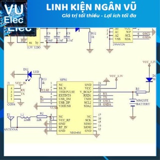Module GPS NEO-6M GPS NEO-7N ( Cần thêm anten rời 1.5 mét để bắt sóng tốt)
