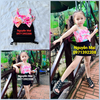 Váy body 2 dây dây rút 2 bên siêu xinh cho bé từ 7-23kg