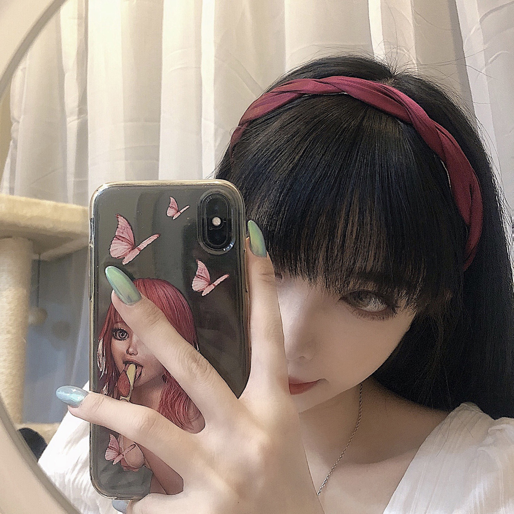 Băng Đô Cài Tóc Bằng Lụa Satin Thời Trang  Cho Nữ