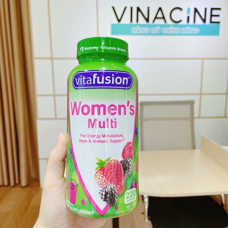 Kẹo Dẻo Bổ Sung Vitamin Women's Complete Multivitamin Vitafusion