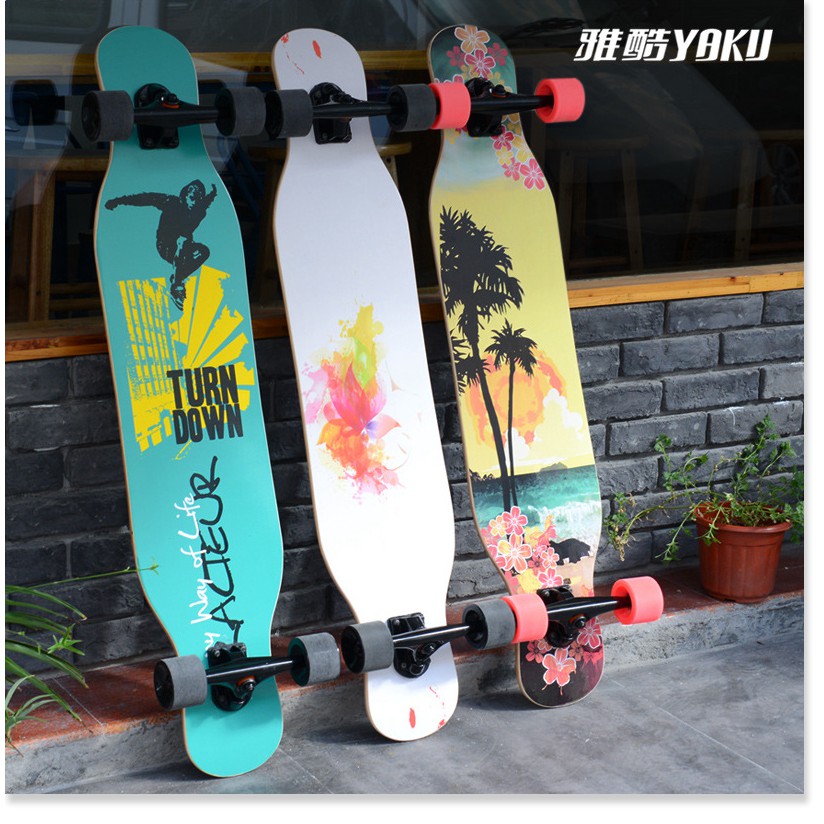 Ván trượt dài Longboard đẹp, mầu sắc phối tiêu chuẩn, bạn sẽ không phải thất vọng khi mua