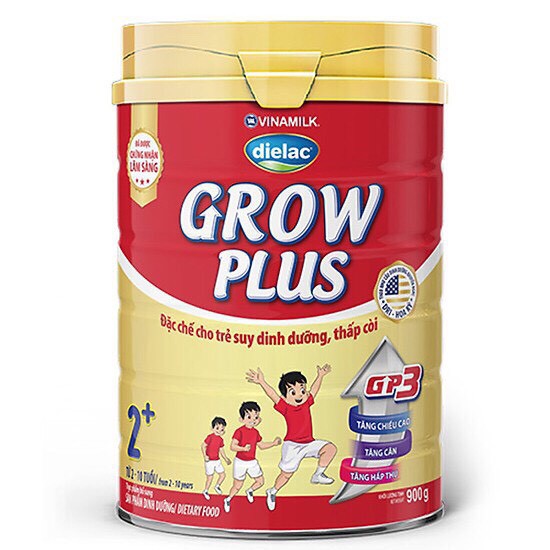 Sữa Dielac Growplus 2+ 900g(2-10 tuổi)