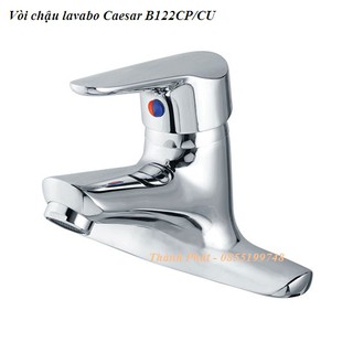 Vòi chậu lavabo 2 chân nóng lạnh caesar b122cp/ b122cu