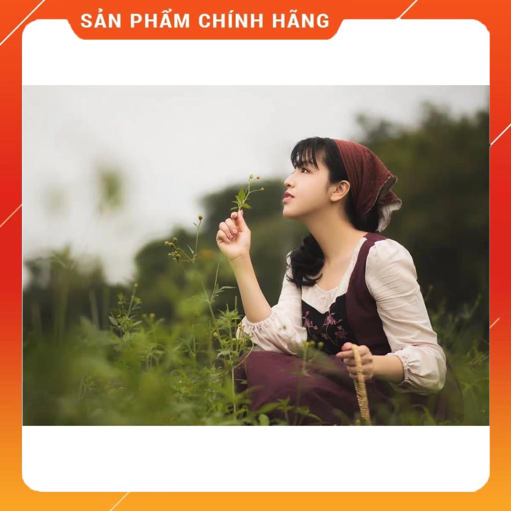 Váy Boho Vintage Du Mục Kèm Tuban Đội Đầu ( Ảnh Thật Tự Chụp) - Kain Store