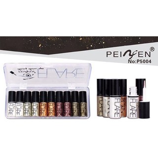 Set nhũ mắt kim tuyến flare 6 chai
