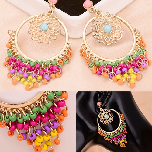 Khuyên tai nữ trang dáng dài tạo hình độc đáo