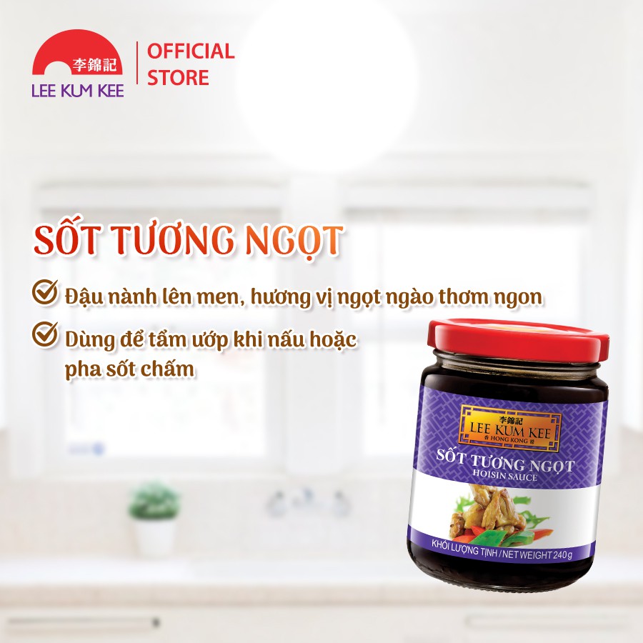 Sốt tương ngọt Hoisin Lee Kum Kee 240g