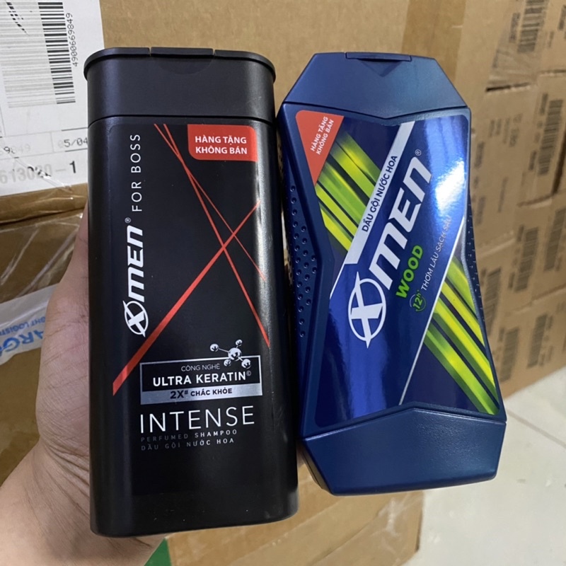 Dầu gội nước hoa X-Men For Boss 150g Intense , Wood (hàng khuyến mãi)