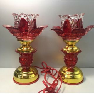 Đèn dầu kim sa thủy tinh cao cấp