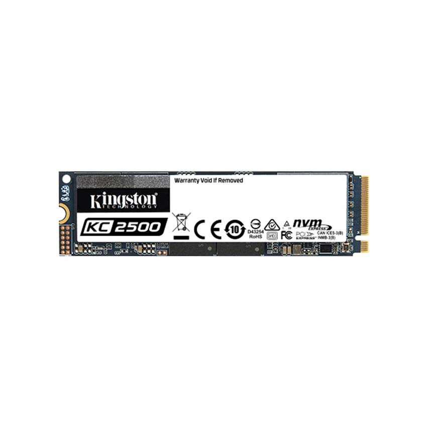 Ỏ Cứng SSD Kingston KC2500 M.2 PCIe Gen3 x4 NVMe 1000GB Read 3.500 White 2.900MB/s 375k 300k IOPS | BigBuy360 - bigbuy360.vn