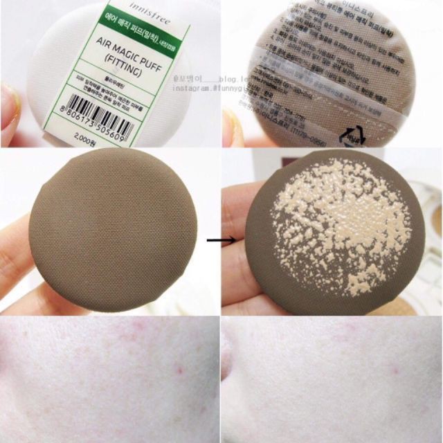 Bông Cushion Innisfree Air Magic Puff Fitting