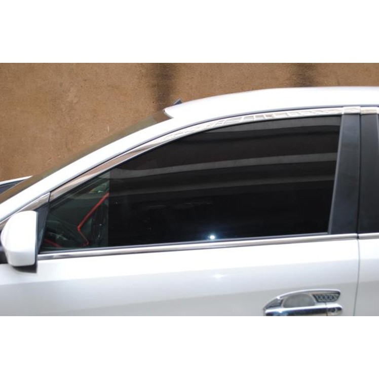 Viền Cong + Nẹp Chân Kính Inox Xe Vios 2014 đến 2018