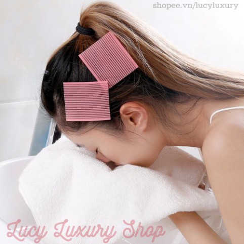 [Full size] Gói 2 Miếng Dán Tóc Tự Dính Trang Điểm Rửa Mặt siêu tiện dụng Lucy Luxury Shop