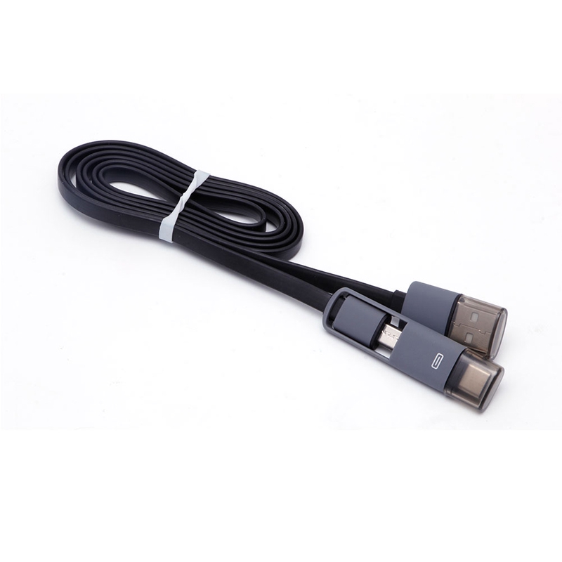 Dây cáp sạc dữ liệu USB loại C 2 trong 1 cho Samsung/HTC/LG