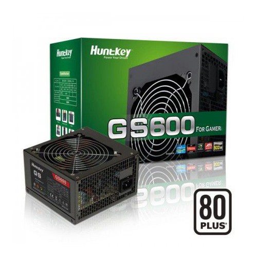 Nguồn máy tính Huntkey GAMER STAR 600 - GS600 80Plus - Hàng chính hãng