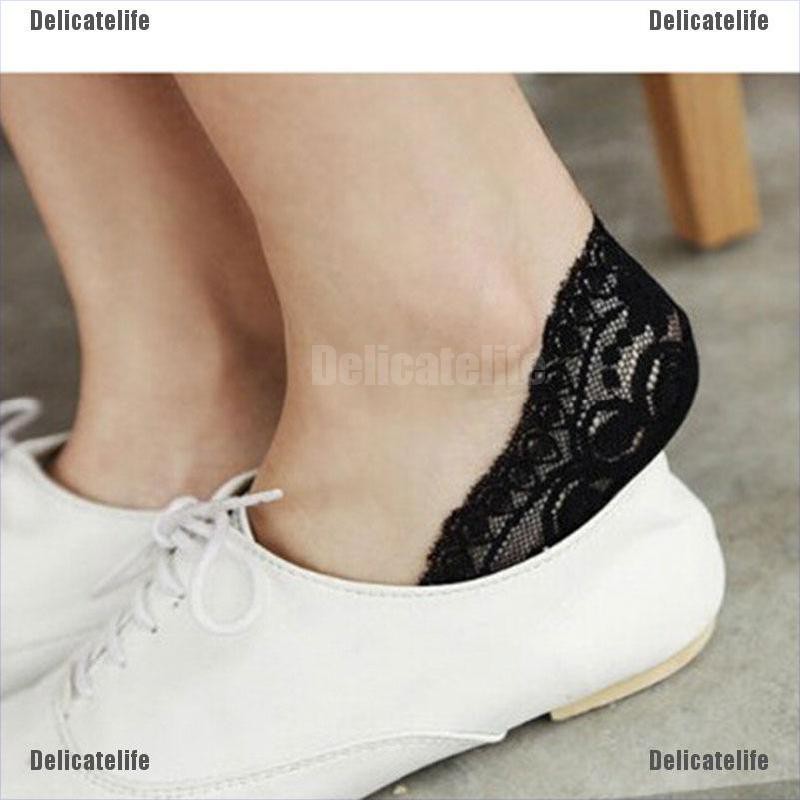 Vớ ren mang giày búp bê chống trượt bằng cotton thiết kế tiện lợi
