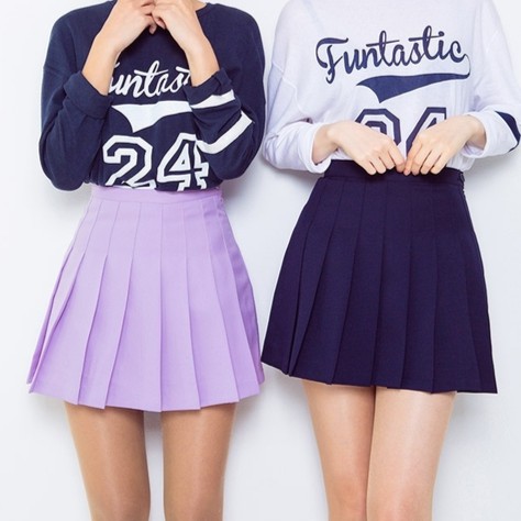 SUXI Chân váy dáng chữ A thiết kế đơn giản phong cách Hàn Quốc cho nữ