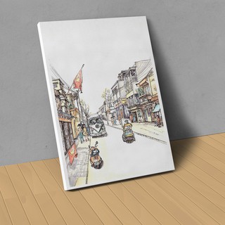 Tranh treo tường Góc phố Sài Gòn xưa | Soyn SG010