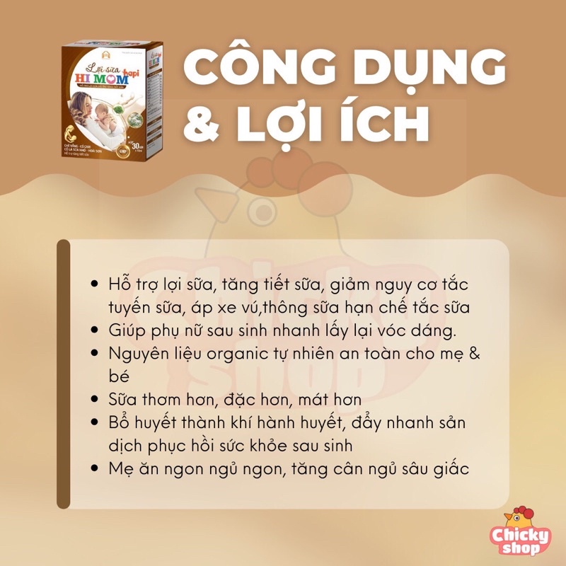 Cao Lợi Sữa DR.MAYA HiMom hộp 30 gói